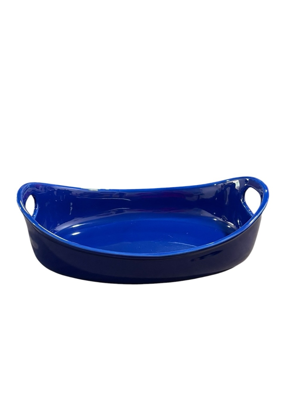 Rachael Ray Oval 2 Quart  Blue Stoneware Baker Baking Casserole Oven Dish Pan